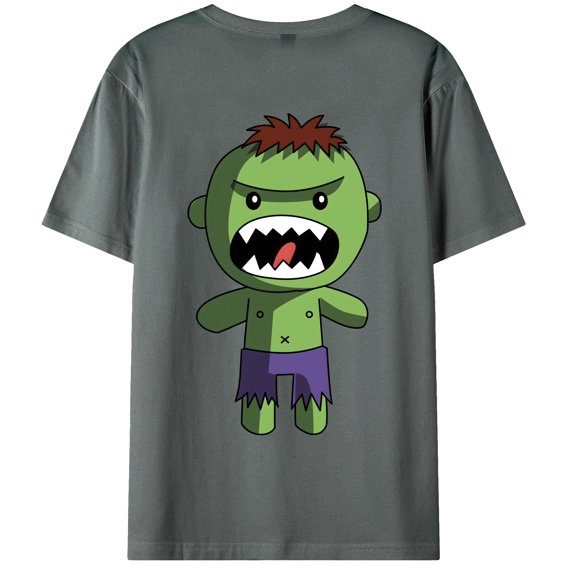（画像用） アベンジャーズ The Avengers 綿100％ メンズ半袖Tシャツ（バックプリント） 通気性